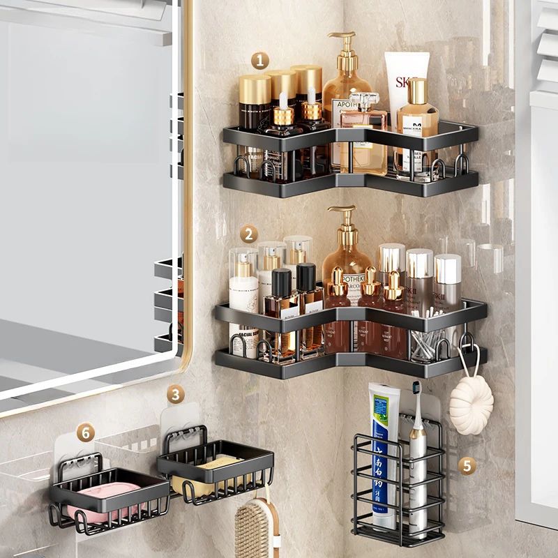 Organizador-WC + kit de canto 5  Peças
