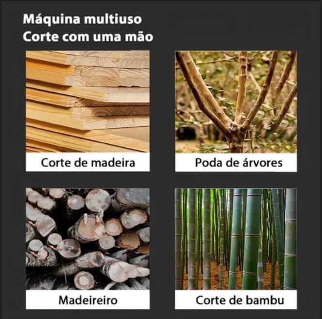 mini motosserra elétrica