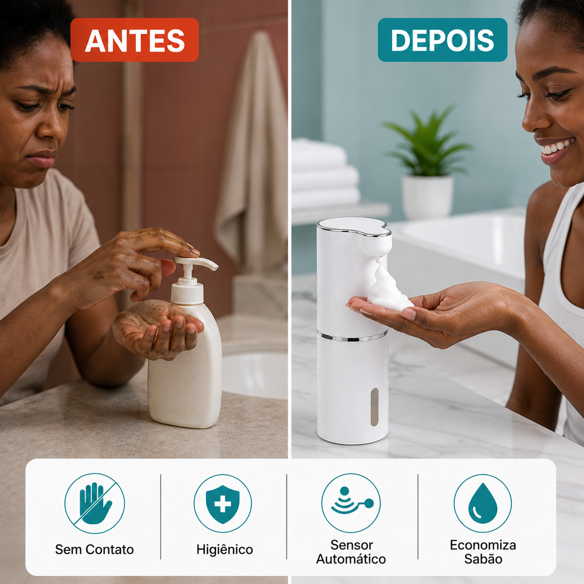 Dispensador Automático de Sabão